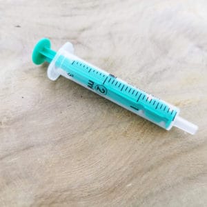 2 ml Injectiespuit zonder naald