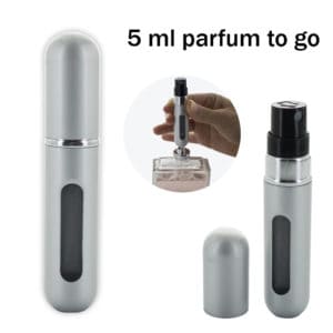 5 ml parfum to go navulbare verstuiver aluminium