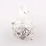 Parfum medaillon vlinder voor lavasteen