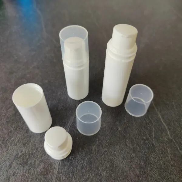 Airless dispenser 10ml lotion pomp flesje wit