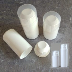 Airless Dispenser Crème lotion gel pompje + garantiesluiting