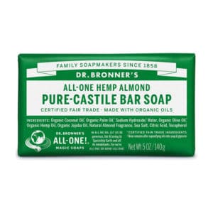 Amandel vaste zeep Dr Bronner's Bar soap 140gr