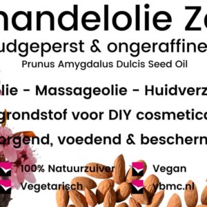 Amandelolie zoet koudgeperst ongeraffineerd