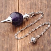 Amethist Pendel edelsteen – natuurstenen Chakrasieraden