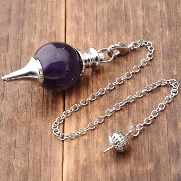 Amethist Pendel edelsteen – natuurstenen Chakrasieraden