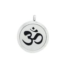 Aum, Ohm, Om, Mantra Parfum Medaillon Ø 25 mm - Diffuser Hanger + pad
