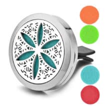 Auto Geur Medaillon Bloem, ventilatie diffuser Clip essentiële oliën