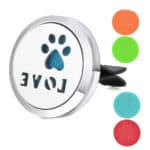 Auto Geur Medaillon Dieren Liefde, ventilatie diffuser Clip essentiële oliën