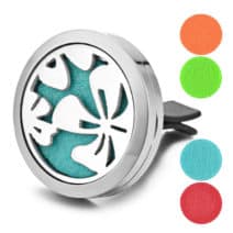 Auto Geur Medaillon Klavertje vier, ventilatie diffuser Clip essentiële oliën