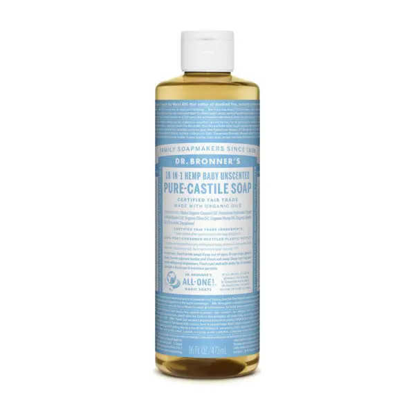 Baby mild castille zeep vloeibaar Dr Bronner's