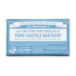 Baby Mild neutrale zeep Dr Bronner's Bar soap 140gr