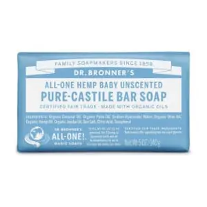 Baby Mild neutrale zeep Dr Bronner's Bar soap 140gr
