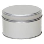 Blikken pot rond + deksel, aluminium verpakkingen