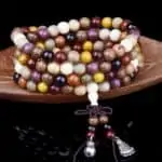 Boeddhistische houten mala kralen ketting armband Sandelhout