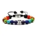 Chakra armband levensboom natuurstenen sieraad