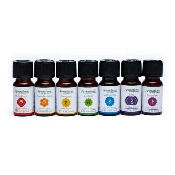 Chakra essentiële olie mix Aromafume set 7x10ml