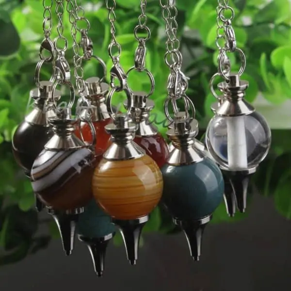 Pendel edelsteen natuurstenen pendels chakra koord