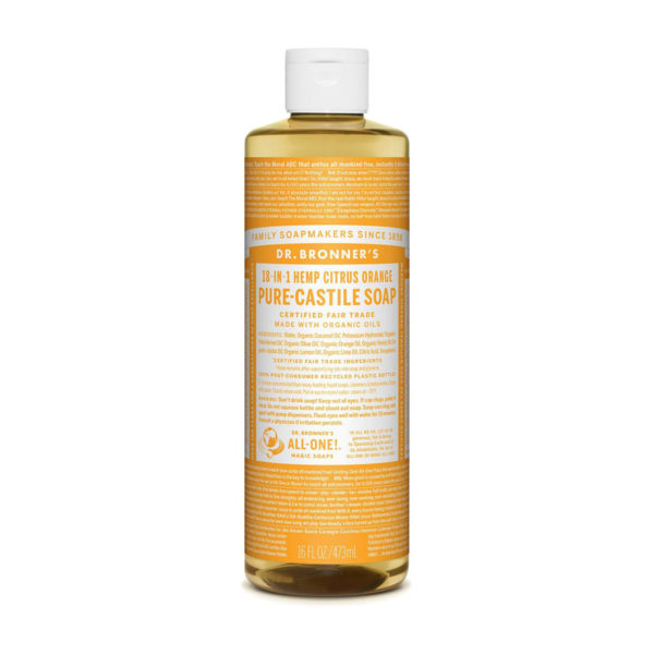 Citrus castille zeep vloeibaar Dr Bronner's