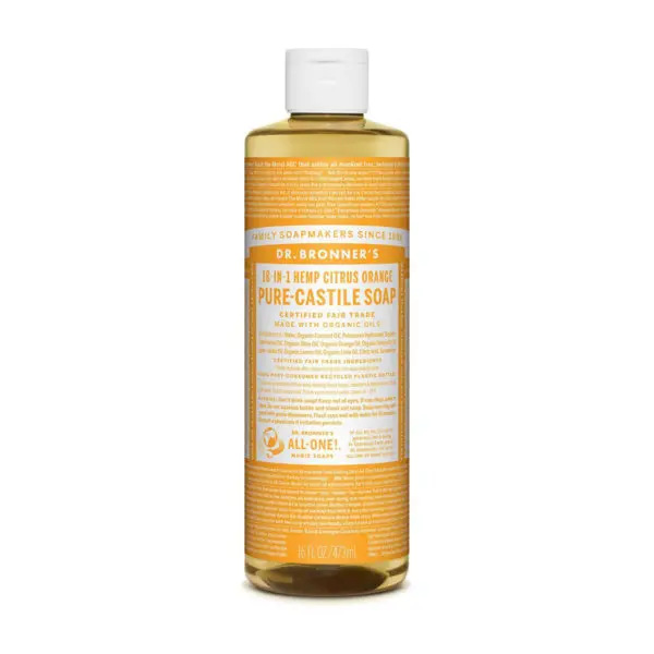 Citrus castille zeep vloeibaar Dr Bronner's
