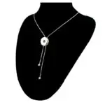 Clicks ketting rond verstelbaar button halsketting drukknoop 18 mm
