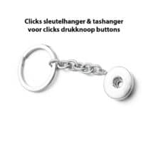 Clicks sleutelhanger sleutelring, Sleutelhangers & tashangers clicks buttons