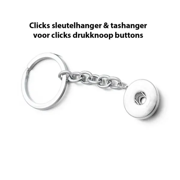 Clicks sleutelhanger sleutelring, Sleutelhangers & tashangers clicks buttons