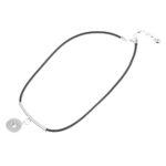 Clicks veterketting button houder rond halsketting drukknoop 18 mm