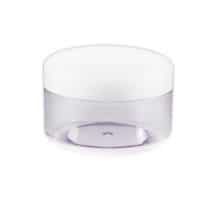 Cosmetica pot transparant 50ml + witte schroef deksel