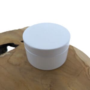 Cosmetica pot wit 225ml + schroefdeksel wit