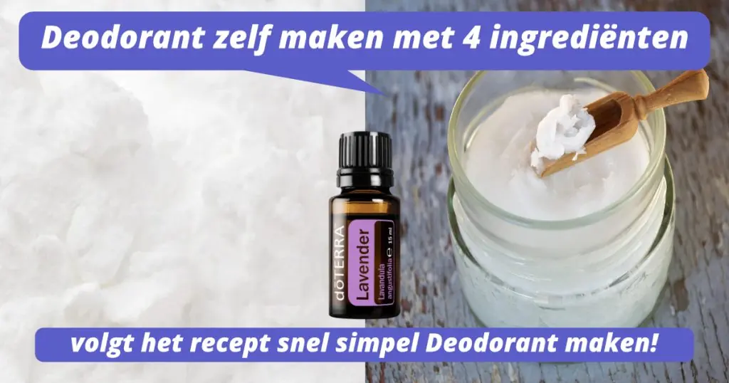 Recept Deodorant zelf maken met 4 ingrediënten!