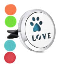 Dieren Liefde geur verspreider Auto ventilatie diffuser Clip essentiële oliën