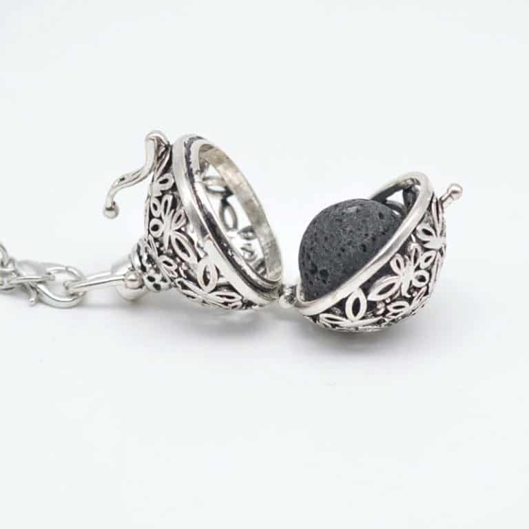 Mystic Moments Dharma Wheel | Aromatherapie Olie Diffuser Rose Goud Ketting Locket Met Pad