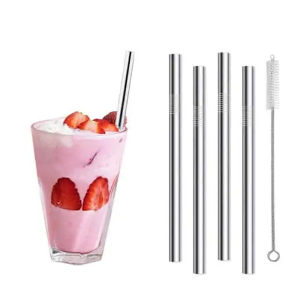 Dikke rvs rietjes Smoothie, extra groot rvs rietje staal herbruikbaar