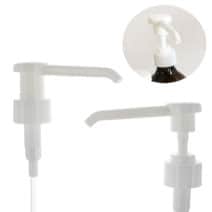 Dispenser extra lang, zeep, lotion pomp dop fleshals DIN28 - 28/410