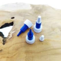 Dop Zentropmontuur druppeltuit rubber blauw