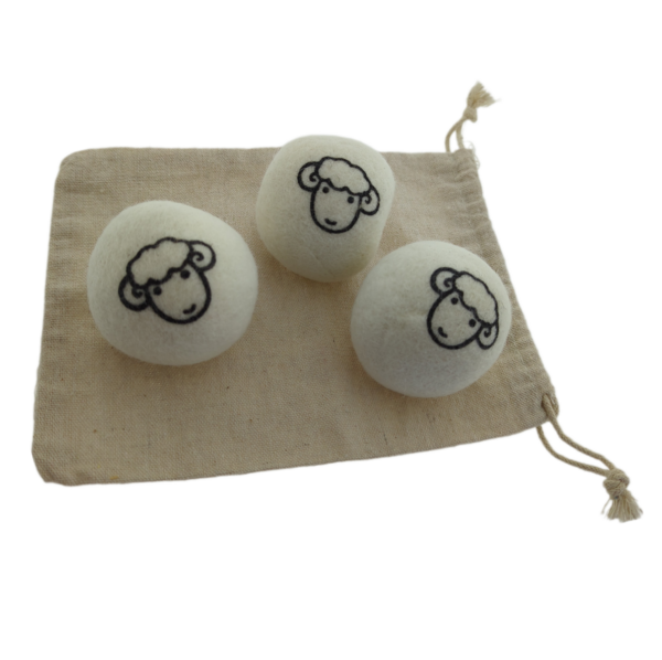 Droogballen wasdrogerballen, wasverzachter bal, dry balls 100% wol 3 stuks