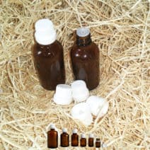 Druppelflessen - fles amber bruin glas + druppeldop, druppelaar