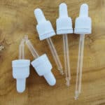 Druppelpipet wit Pipetten garantiesluiting schroefhals Ø 18mm