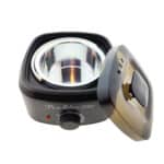 elektrisch smeltpannetje wax verwarmer zwart