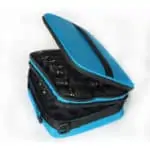 Essentiële olie tas blauw, reistas, draagtas 42 flesjes