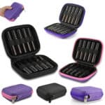 Etui parfumrollers 10 ml rollerflesjes essentiële olie tas