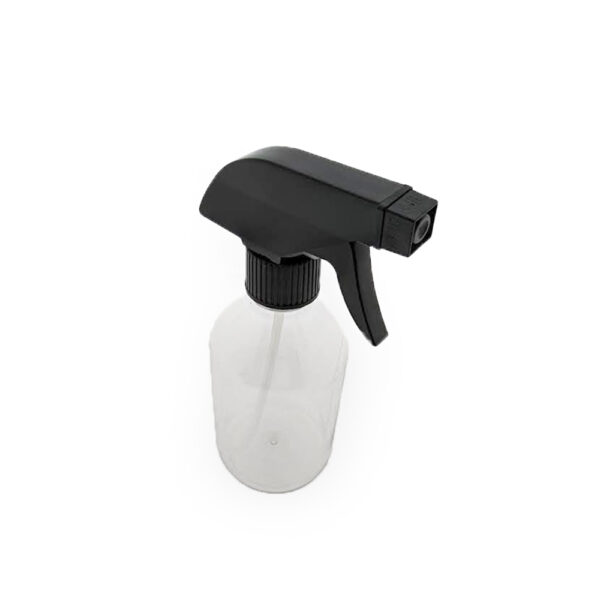 fles 250ml transparant + trigger sprayer verstuiver spraypistool zwart