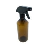 Fles 500ml amber bruin trigger sprayer verstuiver spraypistool zwart