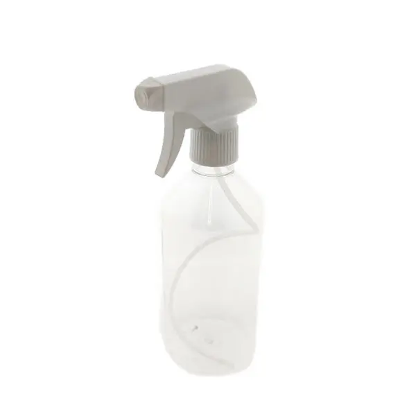 Fles 500ml transparant trigger sprayer verstuiver spraypistool wit