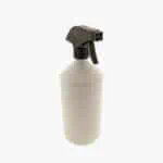 Pet Fles 500ml wit + Spray trigger verstuiver zwart