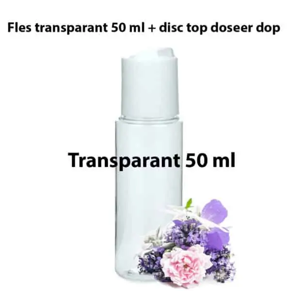 Fles disc top dop 50 ml doseerfles