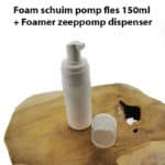 Foam schuim pomp fles 150ml + Foamer zeeppomp dispenser