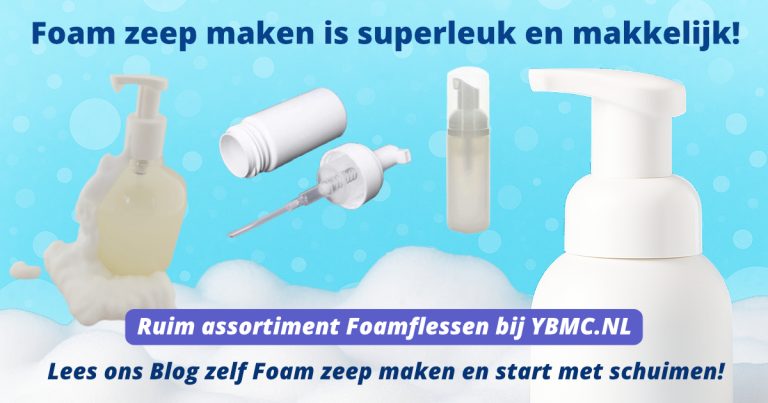 Recept zelf eigen foam zeep maken is superleuk en makkelijk!