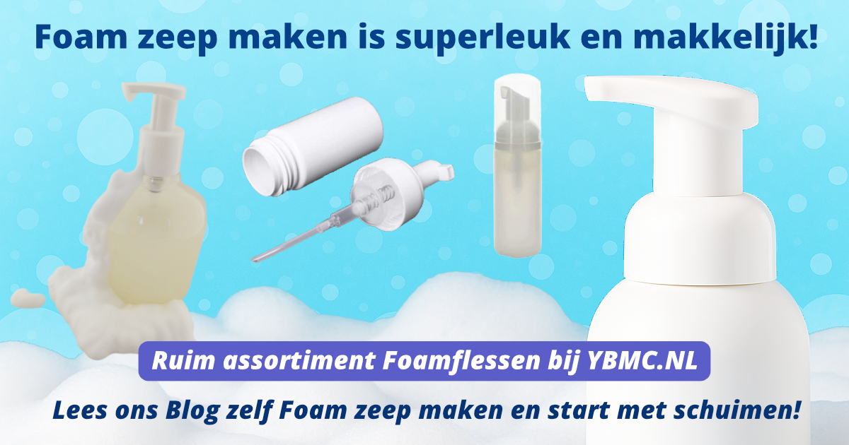 Recept zelf eigen foam zeep maken is superleuk en makkelijk!