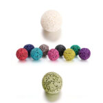 Gekleurde lavasteen kralen natuursteen aromatherapie